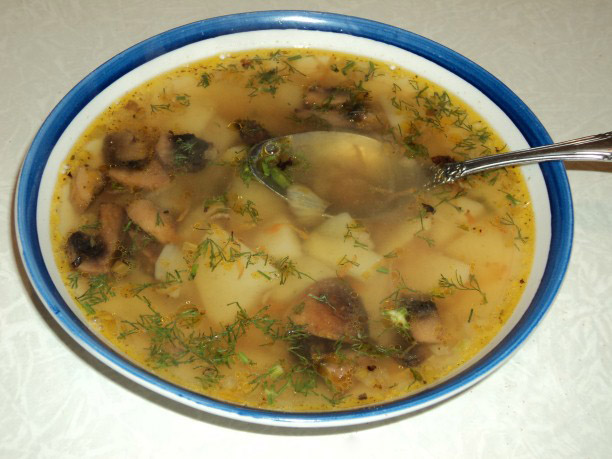 Суп с грибами шампиньонами рецепт