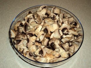 картофель тушеный с грибами